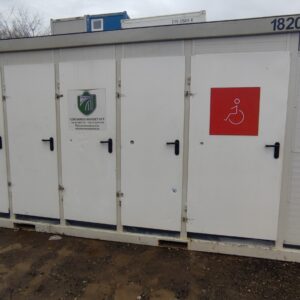 10+1 fülkés mozgássérült WC konténer